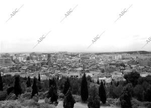 Vista general del pueblo Tudela (Navarra)