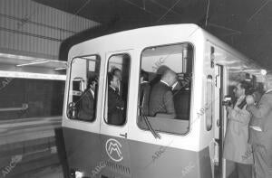 Inauguración del tramo América-Pueblo Nuevo de la línea 7 del Metro de Madrid