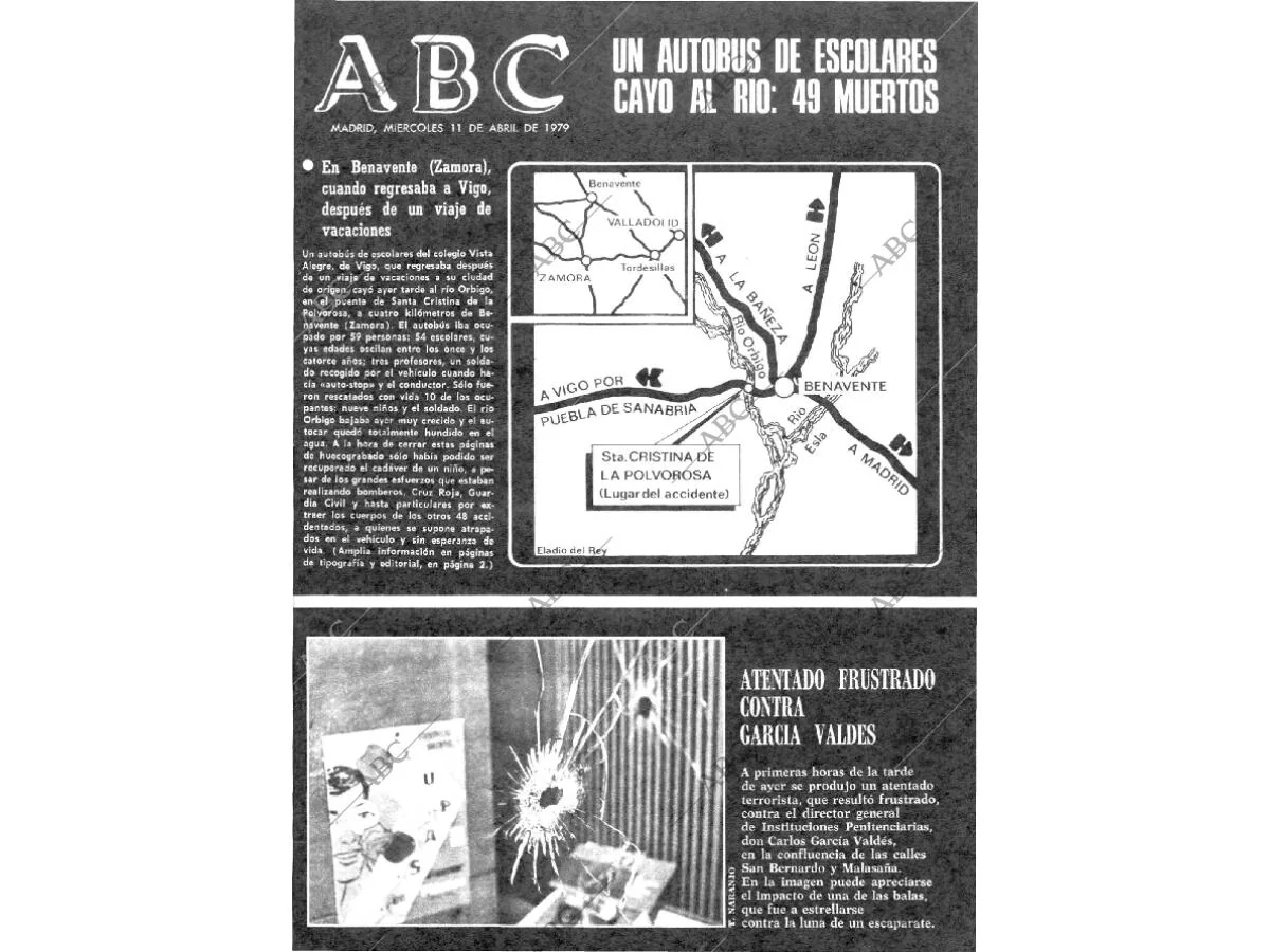Periódico ABC MADRID 04-11-1979,portada - Archivo ABC