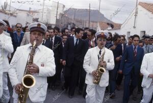 Adolfo Suárez durante su estancia en Las Palmas