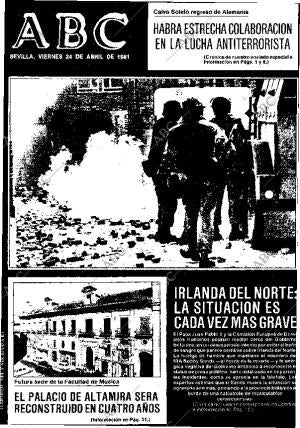 ABC SEVILLA 24-04-1981