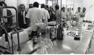 Inauguración de pozos vega Gerena - Laboratorio