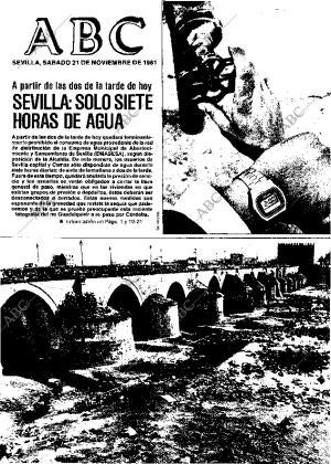 ABC SEVILLA 21-11-1981