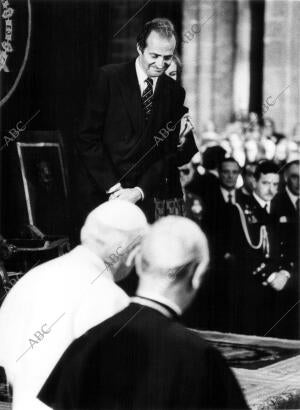 En su discurso, Juan Pablo II habló de las raíces cristianas de Europa y de su...