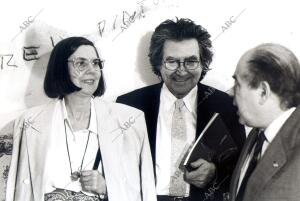 Antoni Tapies, Pintor, su esposa y Jordi Pujol