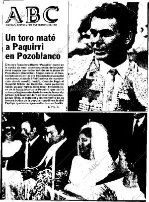 ABC SEVILLA 27-09-1984