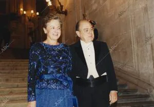 En la imagen, Jordi Pujol y su esposa