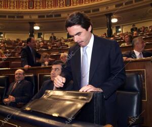 Sesión de investidura de José María Aznar en el Congreso de los Diputados