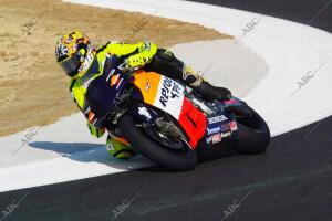 Jerez. 29-11-01. Alvaro Rivero. Entrenamientos valentino Rossi. Archjer