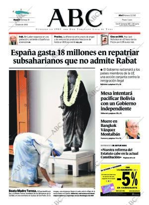 ABC MADRID 19-10-2003