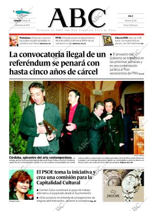 ABC CORDOBA 29-11-2003