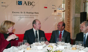 conferencia de Rodrigo rato dentro del foro económico organizado por Abc Vocento...