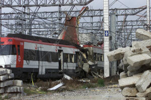 atentado en la estación de atocha en un tren de Cercanías foto Jaime García