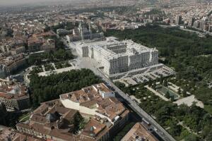 En la imagen: Vista del Palacio Real