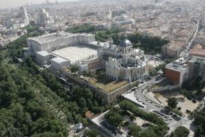 En la imagen: Vista del Palacio Real desde la Almudena