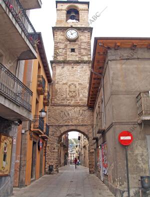 Ponferrada, Leon, foto Heras calle del Reloj , camino de...