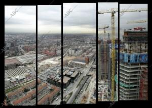 Vistas de Madrid desde Torres Espacio en el Paseo de la Castellana