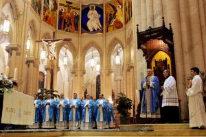 Antonio María Rouco Varela durante la celebración de la tradicional Vigilia de...