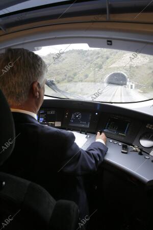 Inauguración del AVE a Málaga, en la imagen, las vistas desde la cabina