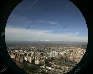 la torre de caja Madrid desde Nuevas Oficinas de Sacir Vallermoso en la torre...