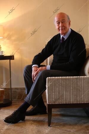 Entrevista con Giscard d'Estaing. Imagen Oscar del Pozo