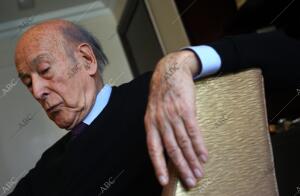 Entrevista con Giscard d'Estaing. Imagen Oscar del Pozo