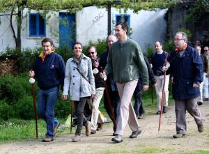 Visita de los Príncipes de Asturias a Santiago de Compostela después de haber...