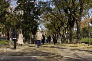 Reportaje sobre Madrid. En la Imagen: paseo de Recoletos