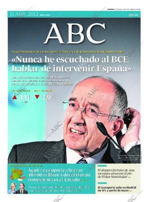 ABC MADRID 11-04-2012