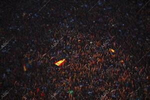 Celebración de la victoria de la selección española en la Eurocopa