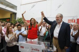 susana diaz presenta su candidatura a secretaria general del psoe de sevilla