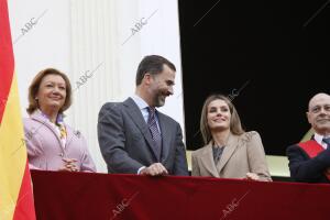 Los Príncipe de Asturias visitan Alcañiz y Caspe Ruidi foto Fabián Simón archdc