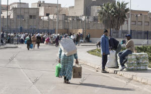 Frontera con Marruecos en Beni Ensar