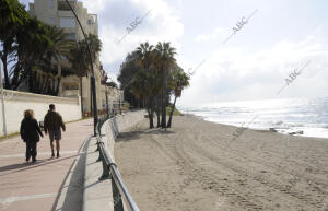 Paseo marítimo de la ciudad malagueña, entorno a la playa de la Rada