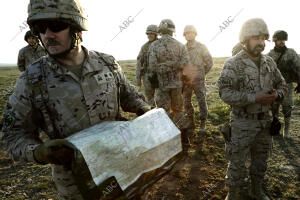 maniobras de la Brigada Acorazada Guadarrama XII en San Gregorio foto Fabián...