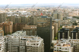 Vistas de la ciudad desde el Pirulí de telefónica foto Fabián Simón archdc