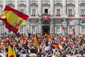 <strong>Proclamacion</strong> de <strong>Felipe</strong> <strong>Vi</strong> plaza de oriente Madrid 19/06/2014 foto Isabel Permuy...