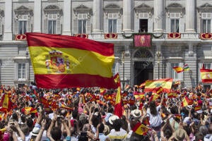 <strong>Proclamacion</strong> de <strong>Felipe</strong> <strong>Vi</strong> plaza de oriente Madrid 19/06/2014 foto Isabel Permuy...
