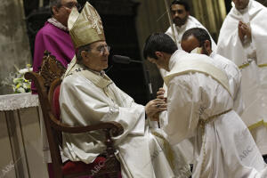 Ceremonia presidida por el arzobispo Monseñor Asenjo, en la Catedral de Sevilla