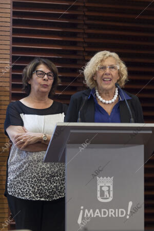 Rueda de prensa de Manuela Carmena e Inés Sabanés, sobre la limpieza de Madrid
