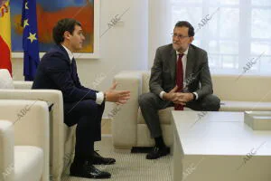 Reunión en La Moncloa entre el presidente en funciones del Gobierno Mariano...