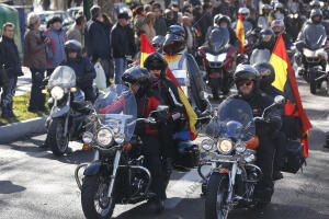 Miles de motoristas desfilan por Valladolid en el fin de semana de la Fiesta de...