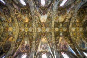 Los frescos de la iglesia de San Nicolás, restaurados tras tres años de trabajo,...