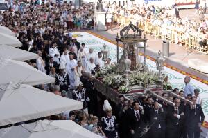 Procesión de la virgen de San Lorenzo, patrona de las fiestas de Valladolid