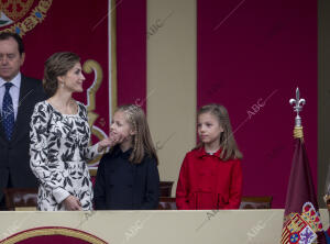 El Rey Felipe VI, la Reina Letizia, la Princesa de Asturias Leonor y la Infanta...