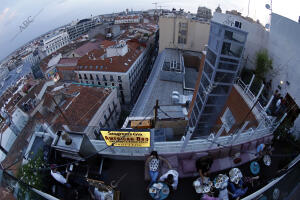 Cine de verano en la terraza de casa Suecia