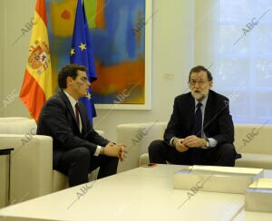 Reunión de Mariano Rajoy con Albert Rivera tras el 1 O