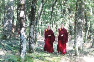 En la imagen, Tenzing Ngeyung y Tenzing Palmo, las dos monjas budistas gallegas