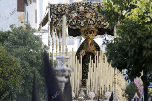 Procesión de la Hermandad de Jesús Caído, desde la iglesia de San Cayetano