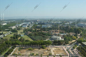 Vista Aérea de la cartuja desde torre Sevilla